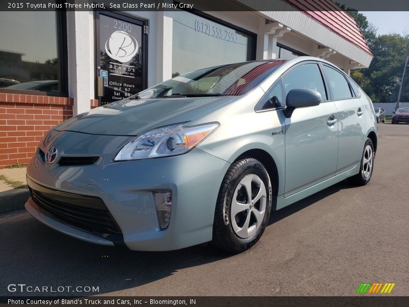 Sea Glass Pearl / Misty Gray 2015 Toyota Prius Three Hybrid
