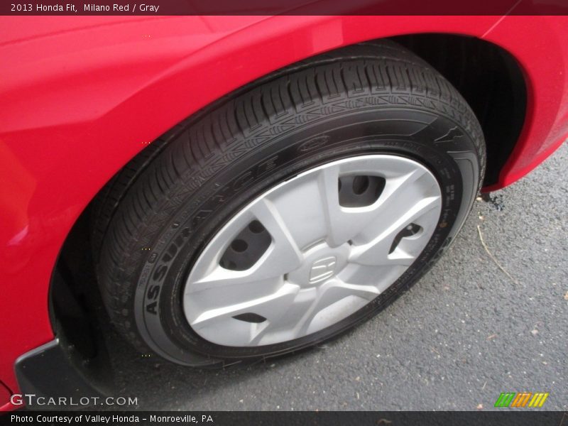 Milano Red / Gray 2013 Honda Fit