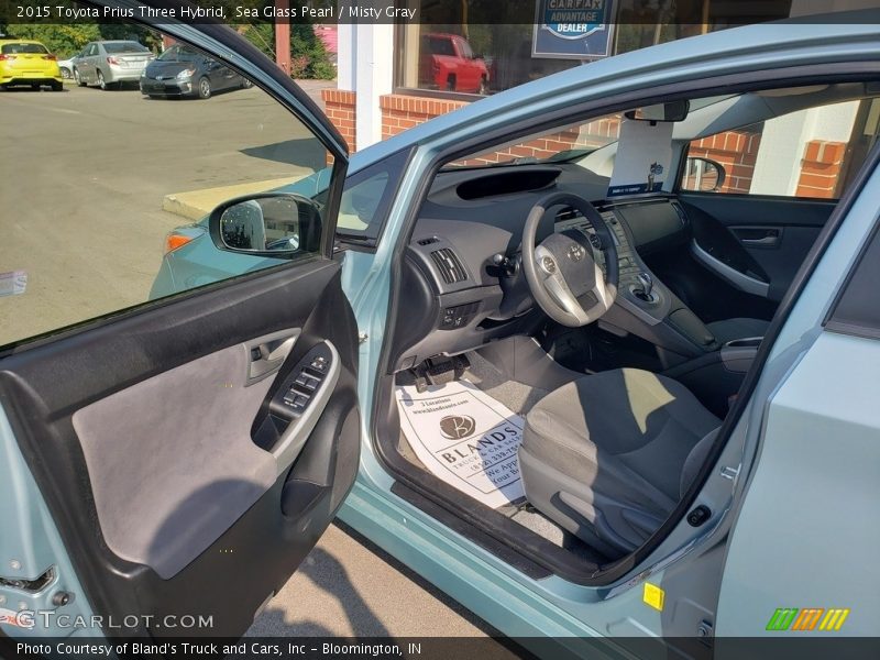 Sea Glass Pearl / Misty Gray 2015 Toyota Prius Three Hybrid