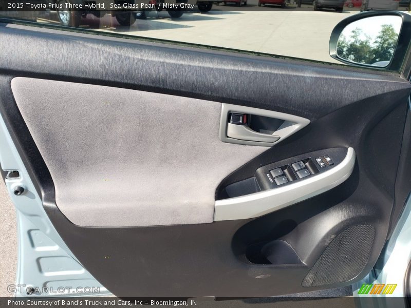 Sea Glass Pearl / Misty Gray 2015 Toyota Prius Three Hybrid