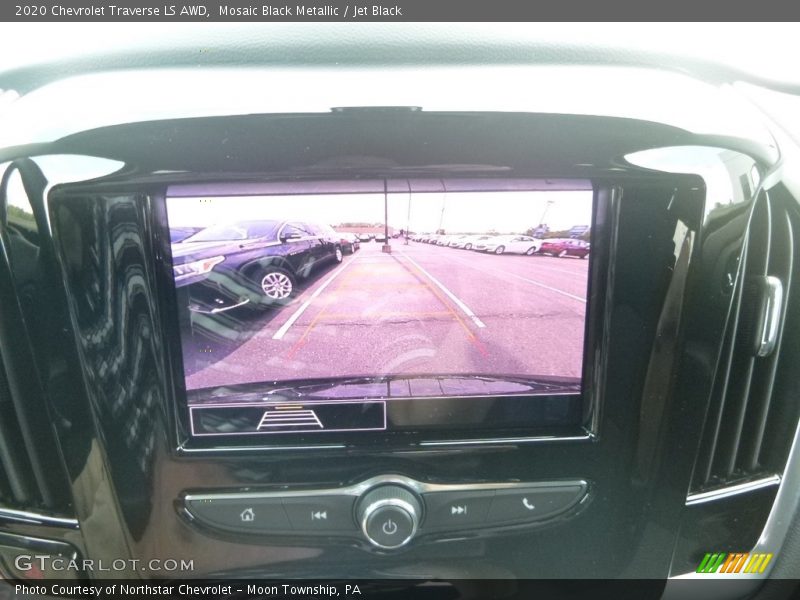 Mosaic Black Metallic / Jet Black 2020 Chevrolet Traverse LS AWD