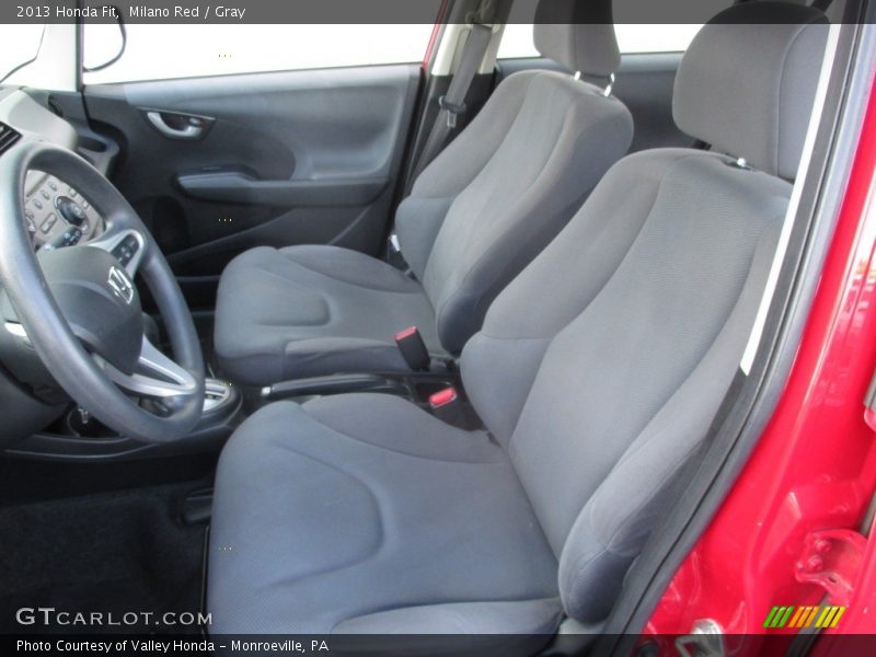 Milano Red / Gray 2013 Honda Fit