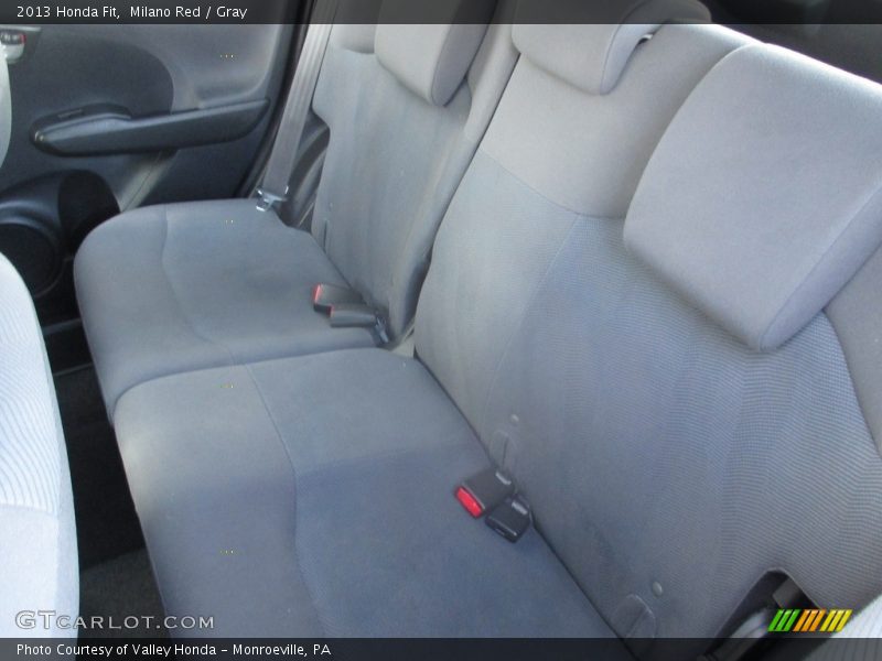 Milano Red / Gray 2013 Honda Fit
