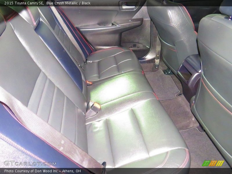 Blue Crush Metallic / Black 2015 Toyota Camry SE