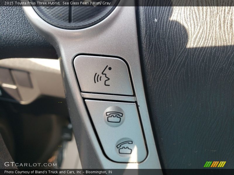 Sea Glass Pearl / Misty Gray 2015 Toyota Prius Three Hybrid