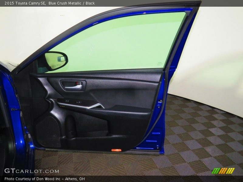 Blue Crush Metallic / Black 2015 Toyota Camry SE