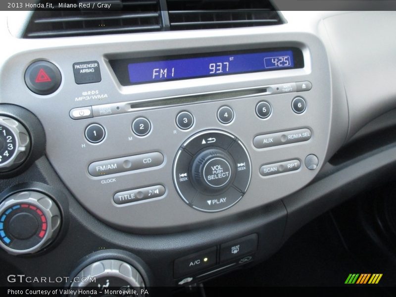 Milano Red / Gray 2013 Honda Fit