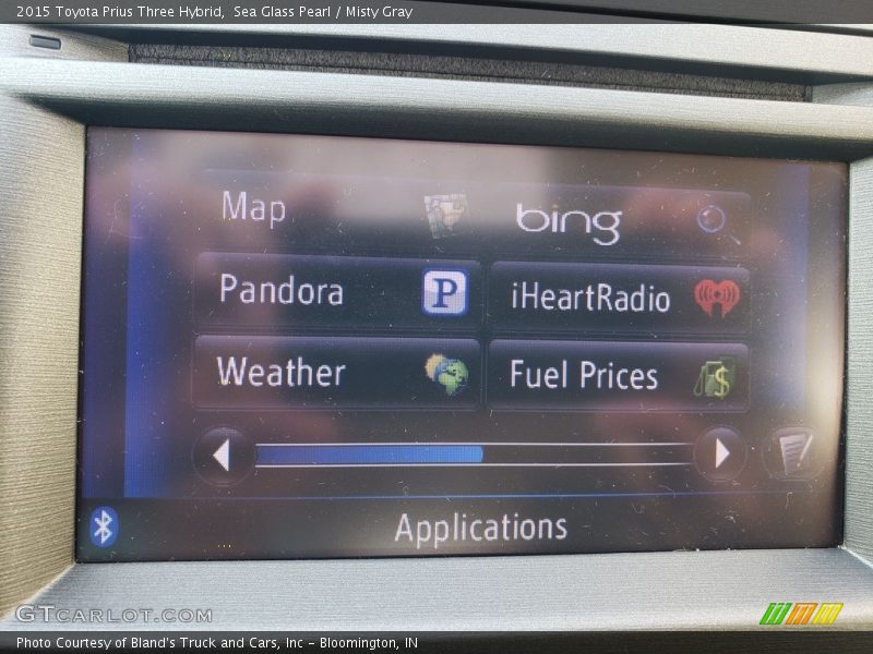 Sea Glass Pearl / Misty Gray 2015 Toyota Prius Three Hybrid