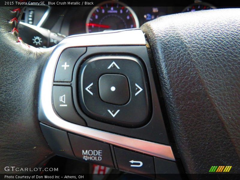 Blue Crush Metallic / Black 2015 Toyota Camry SE