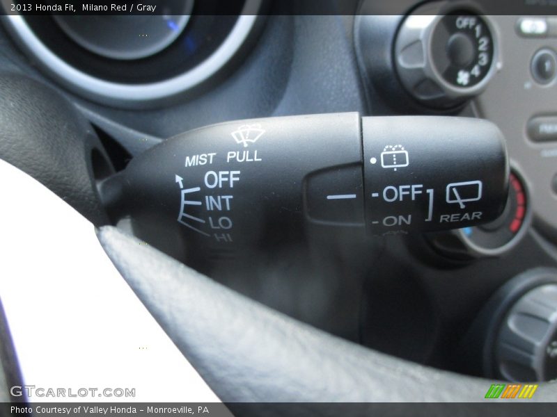 Milano Red / Gray 2013 Honda Fit