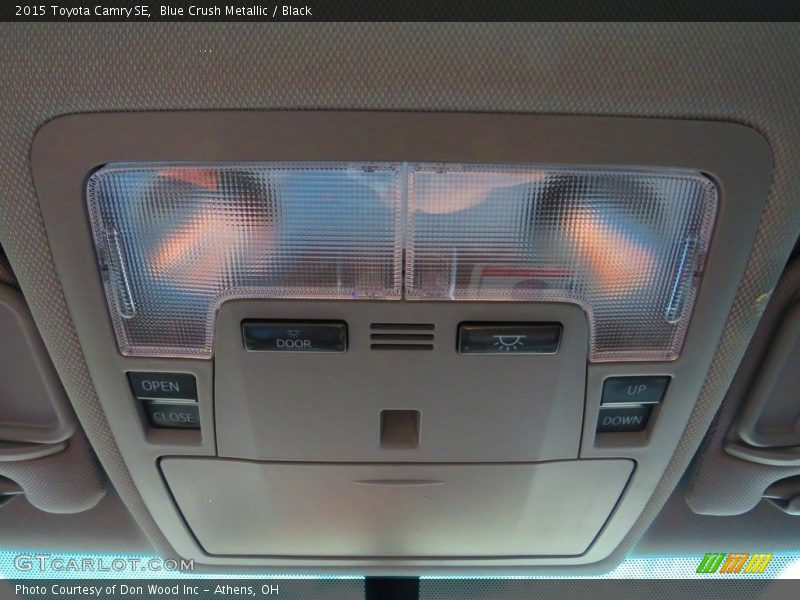 Blue Crush Metallic / Black 2015 Toyota Camry SE