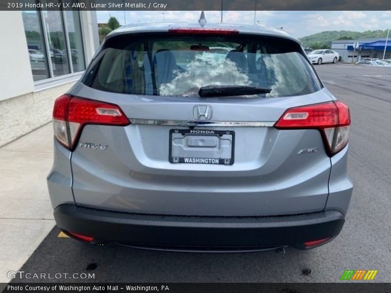 Lunar Silver Metallic / Gray 2019 Honda HR-V LX AWD