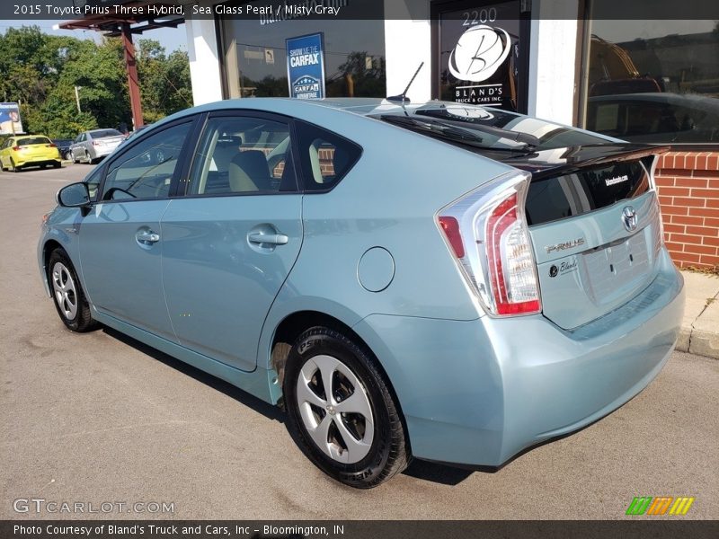 Sea Glass Pearl / Misty Gray 2015 Toyota Prius Three Hybrid