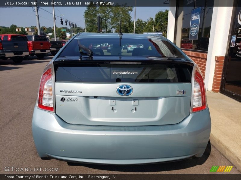Sea Glass Pearl / Misty Gray 2015 Toyota Prius Three Hybrid