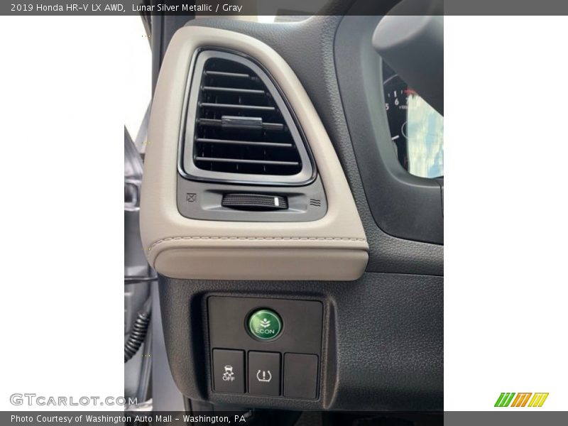 Lunar Silver Metallic / Gray 2019 Honda HR-V LX AWD