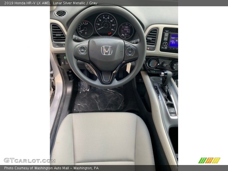 Lunar Silver Metallic / Gray 2019 Honda HR-V LX AWD