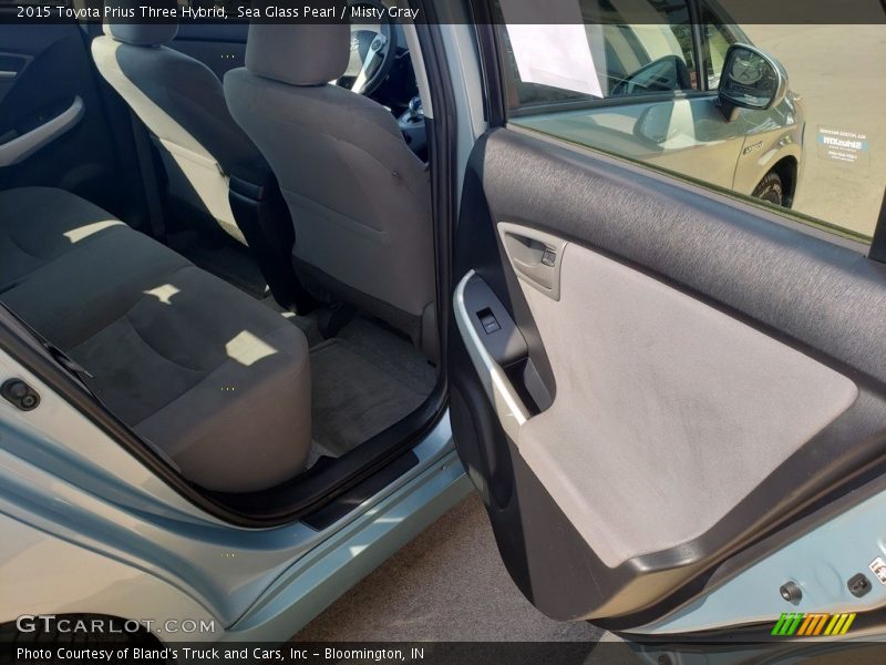 Sea Glass Pearl / Misty Gray 2015 Toyota Prius Three Hybrid