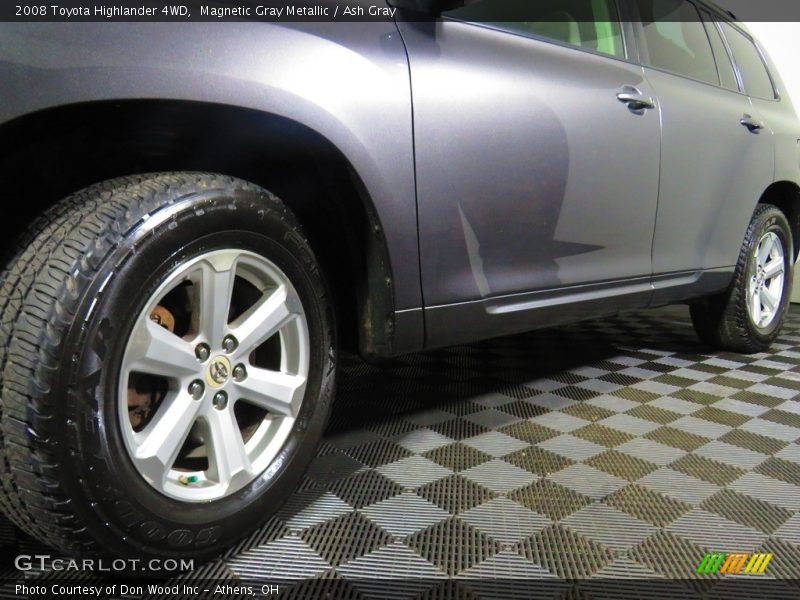 Magnetic Gray Metallic / Ash Gray 2008 Toyota Highlander 4WD