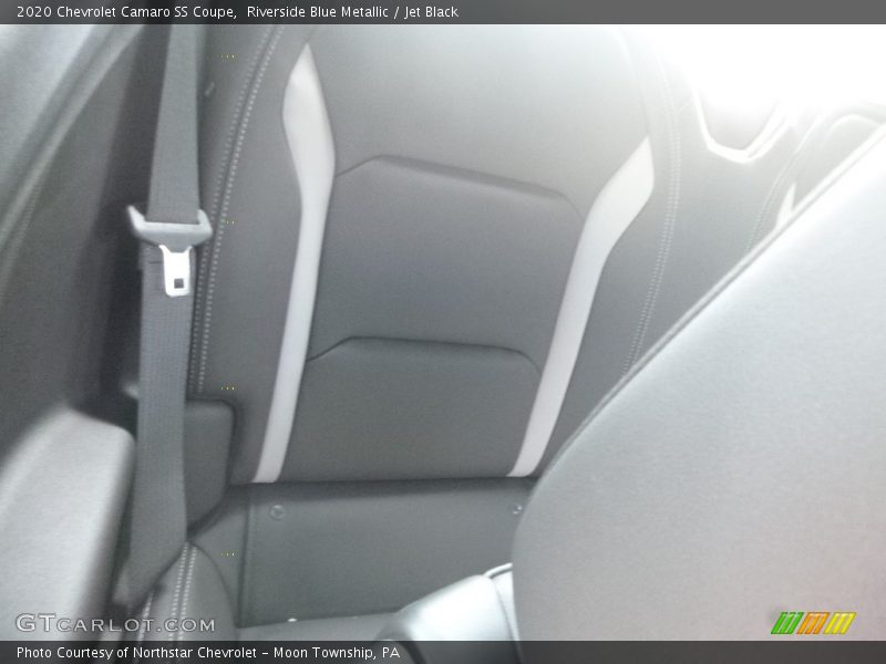 Riverside Blue Metallic / Jet Black 2020 Chevrolet Camaro SS Coupe