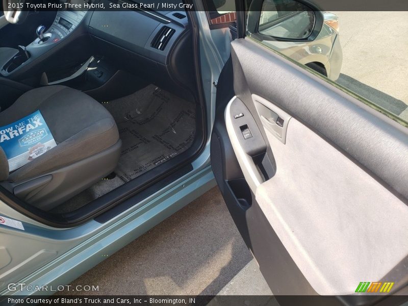 Sea Glass Pearl / Misty Gray 2015 Toyota Prius Three Hybrid