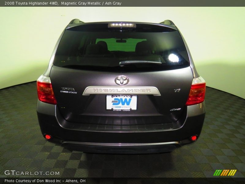 Magnetic Gray Metallic / Ash Gray 2008 Toyota Highlander 4WD