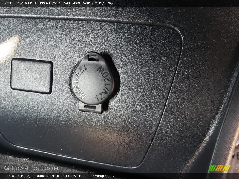 Sea Glass Pearl / Misty Gray 2015 Toyota Prius Three Hybrid