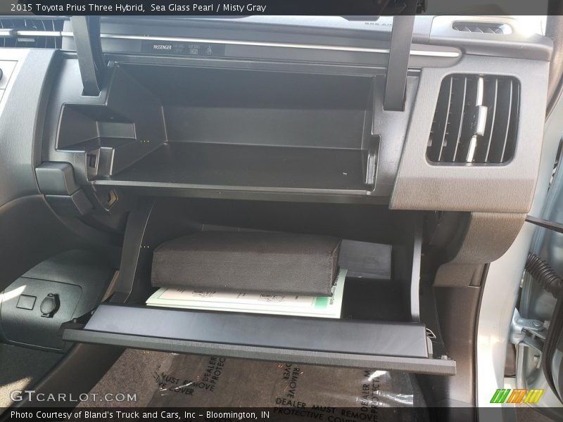 Sea Glass Pearl / Misty Gray 2015 Toyota Prius Three Hybrid