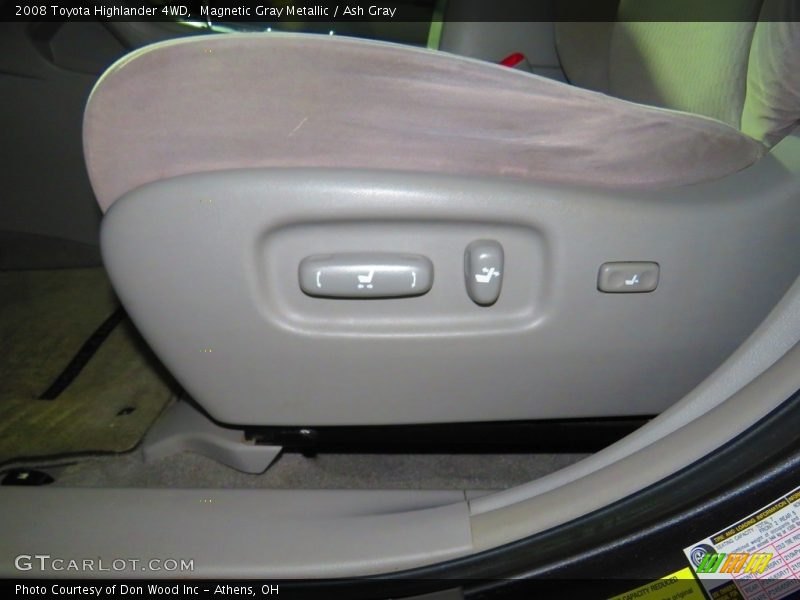 Magnetic Gray Metallic / Ash Gray 2008 Toyota Highlander 4WD