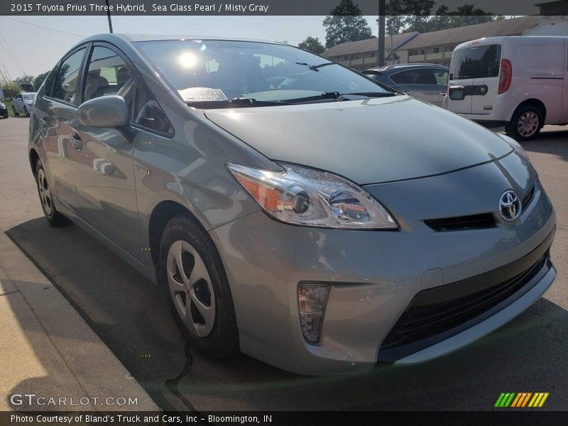 Sea Glass Pearl / Misty Gray 2015 Toyota Prius Three Hybrid