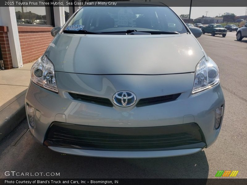 Sea Glass Pearl / Misty Gray 2015 Toyota Prius Three Hybrid