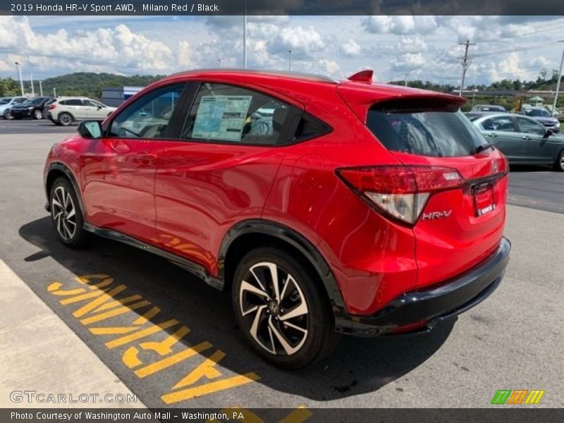 Milano Red / Black 2019 Honda HR-V Sport AWD