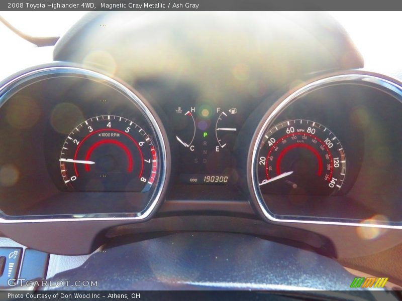 Magnetic Gray Metallic / Ash Gray 2008 Toyota Highlander 4WD