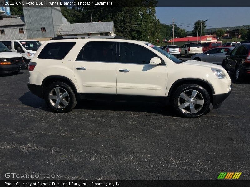 White Diamond Tricoat / Cashmere 2012 GMC Acadia SLT