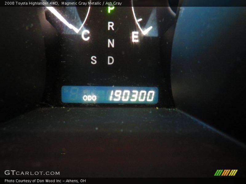 Magnetic Gray Metallic / Ash Gray 2008 Toyota Highlander 4WD