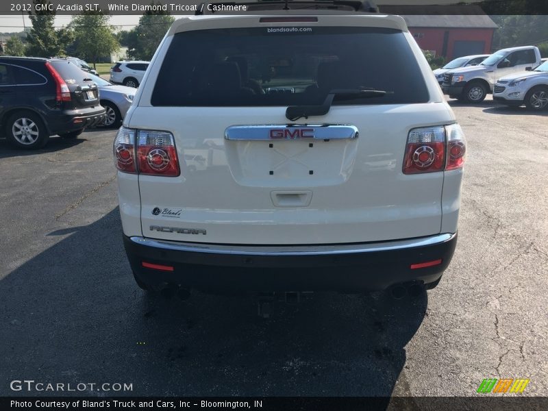 White Diamond Tricoat / Cashmere 2012 GMC Acadia SLT