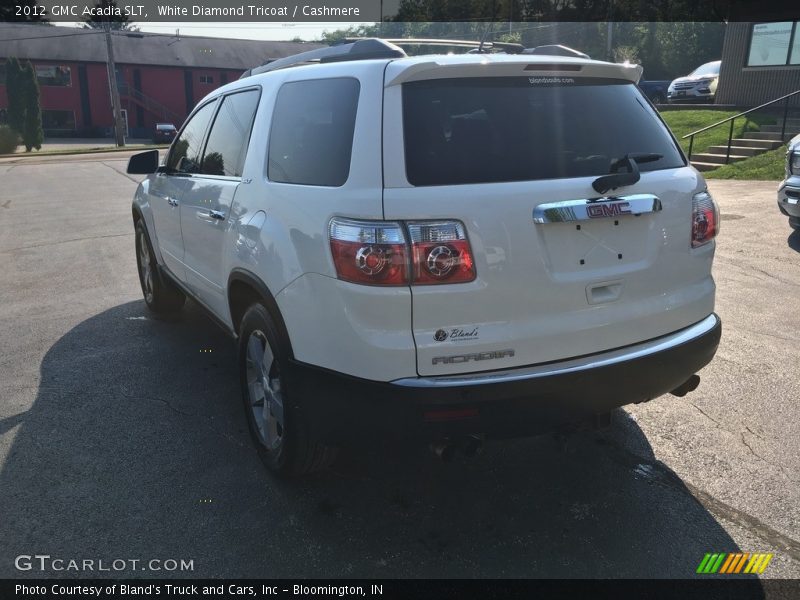 White Diamond Tricoat / Cashmere 2012 GMC Acadia SLT