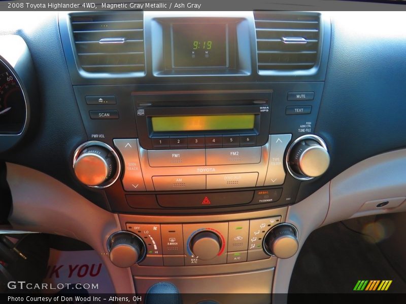 Magnetic Gray Metallic / Ash Gray 2008 Toyota Highlander 4WD