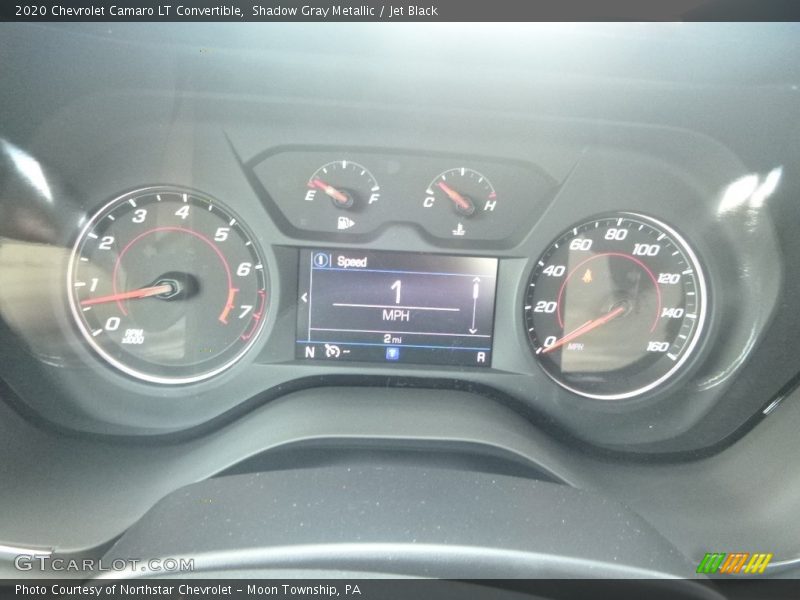 Shadow Gray Metallic / Jet Black 2020 Chevrolet Camaro LT Convertible