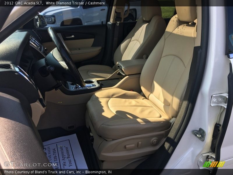White Diamond Tricoat / Cashmere 2012 GMC Acadia SLT