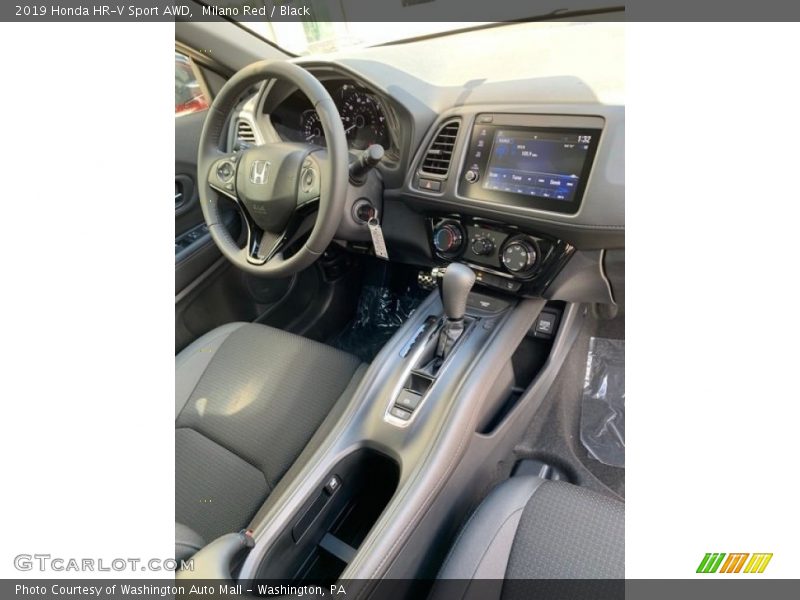 Milano Red / Black 2019 Honda HR-V Sport AWD