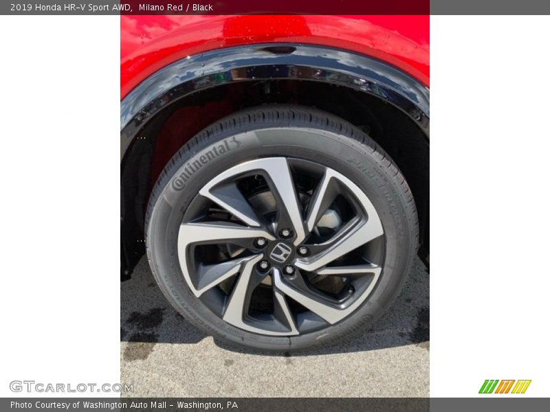 Milano Red / Black 2019 Honda HR-V Sport AWD