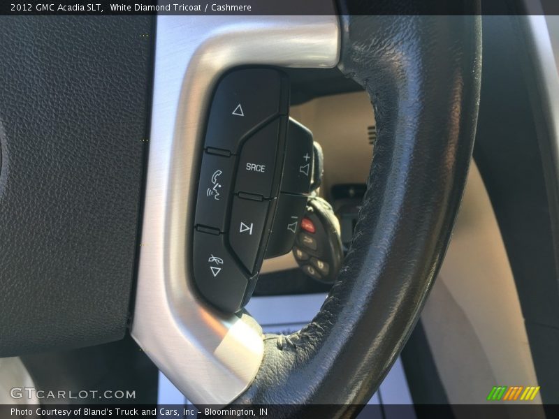 White Diamond Tricoat / Cashmere 2012 GMC Acadia SLT