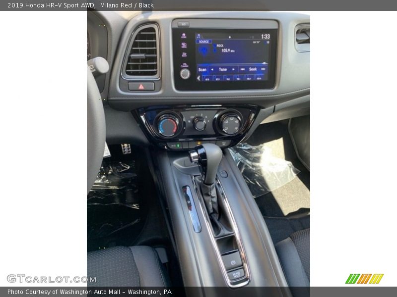 Milano Red / Black 2019 Honda HR-V Sport AWD
