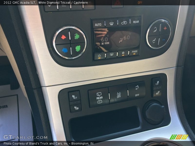 White Diamond Tricoat / Cashmere 2012 GMC Acadia SLT