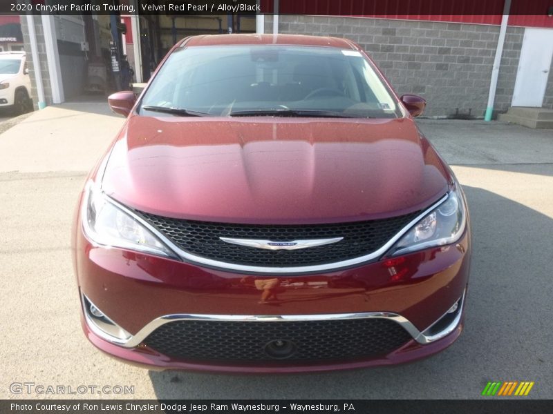 Velvet Red Pearl / Alloy/Black 2020 Chrysler Pacifica Touring