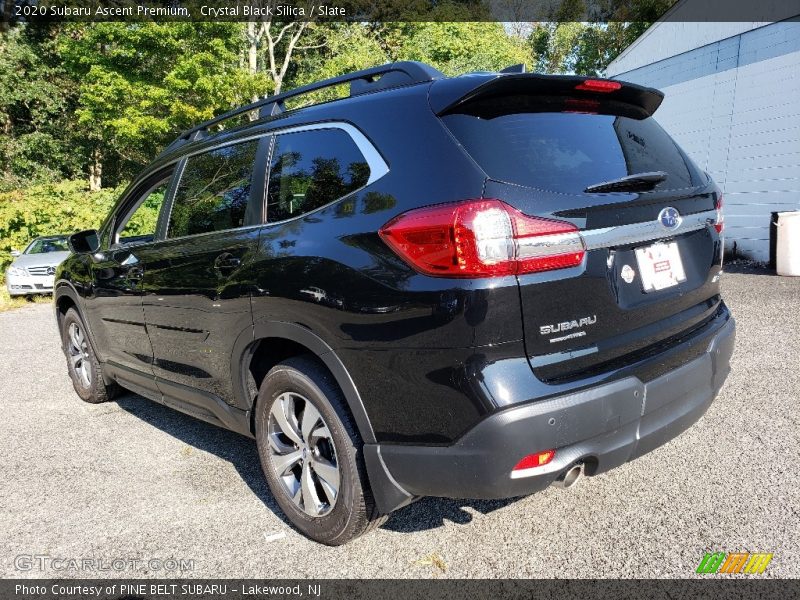 Crystal Black Silica / Slate 2020 Subaru Ascent Premium
