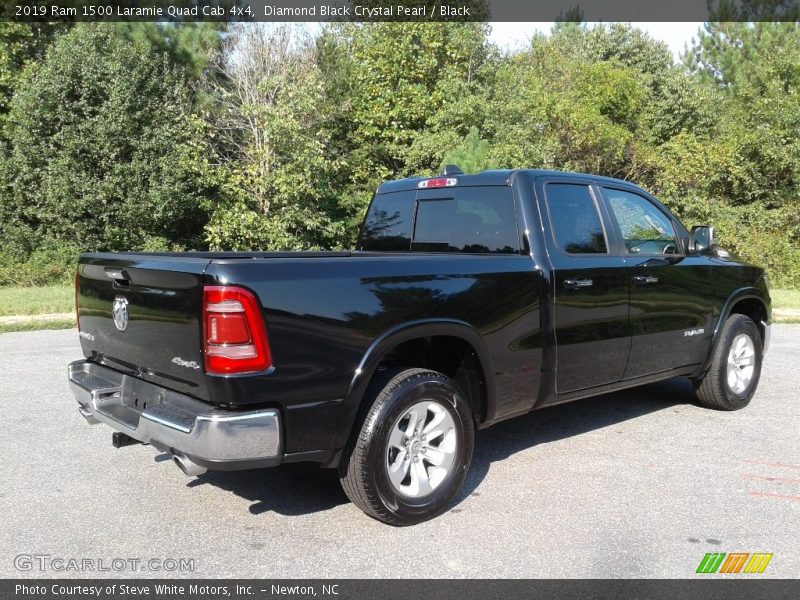 Diamond Black Crystal Pearl / Black 2019 Ram 1500 Laramie Quad Cab 4x4