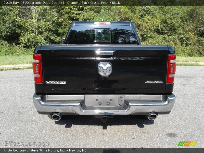 Diamond Black Crystal Pearl / Black 2019 Ram 1500 Laramie Quad Cab 4x4