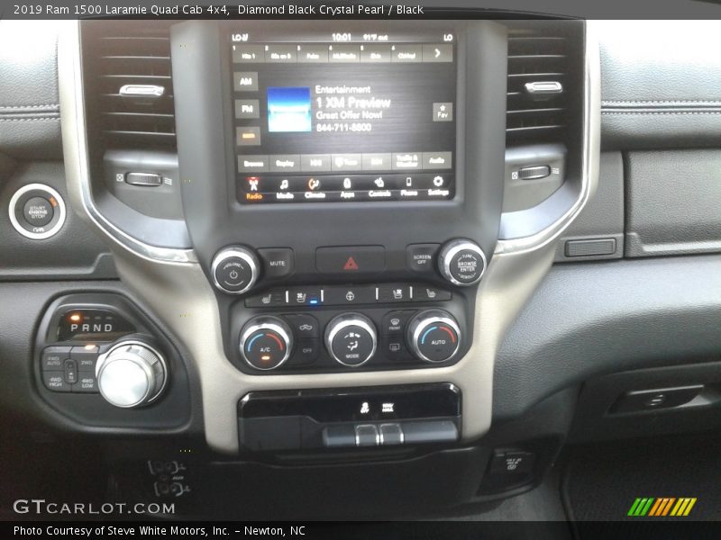 Diamond Black Crystal Pearl / Black 2019 Ram 1500 Laramie Quad Cab 4x4