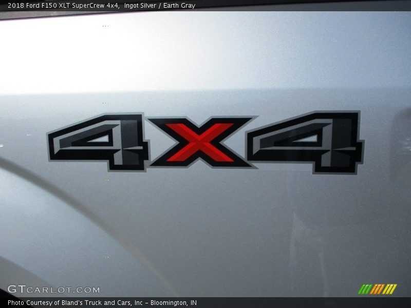 Ingot Silver / Earth Gray 2018 Ford F150 XLT SuperCrew 4x4
